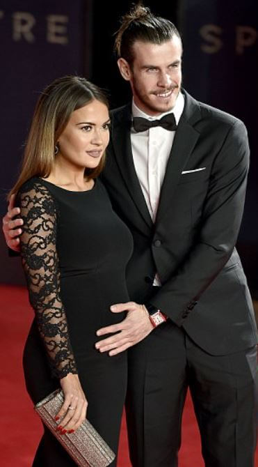 Frank Bale's son, Gareth Bale, with his girlfriend.
